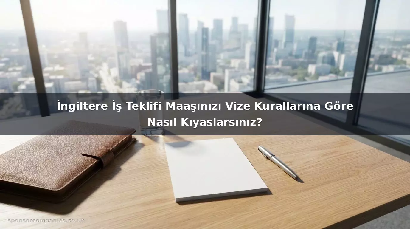 İngiltere İş Teklifi Maaşınızı Vize Kurallarına Göre Nasıl Kıyaslarsınız?