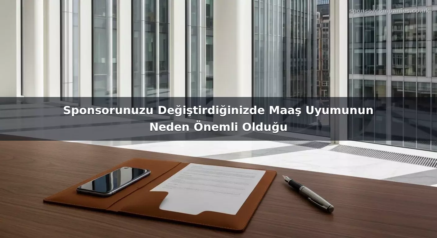 Sponsorunuzu Değiştirdiğinizde Maaş Uyumunun Neden Önemli Olduğu