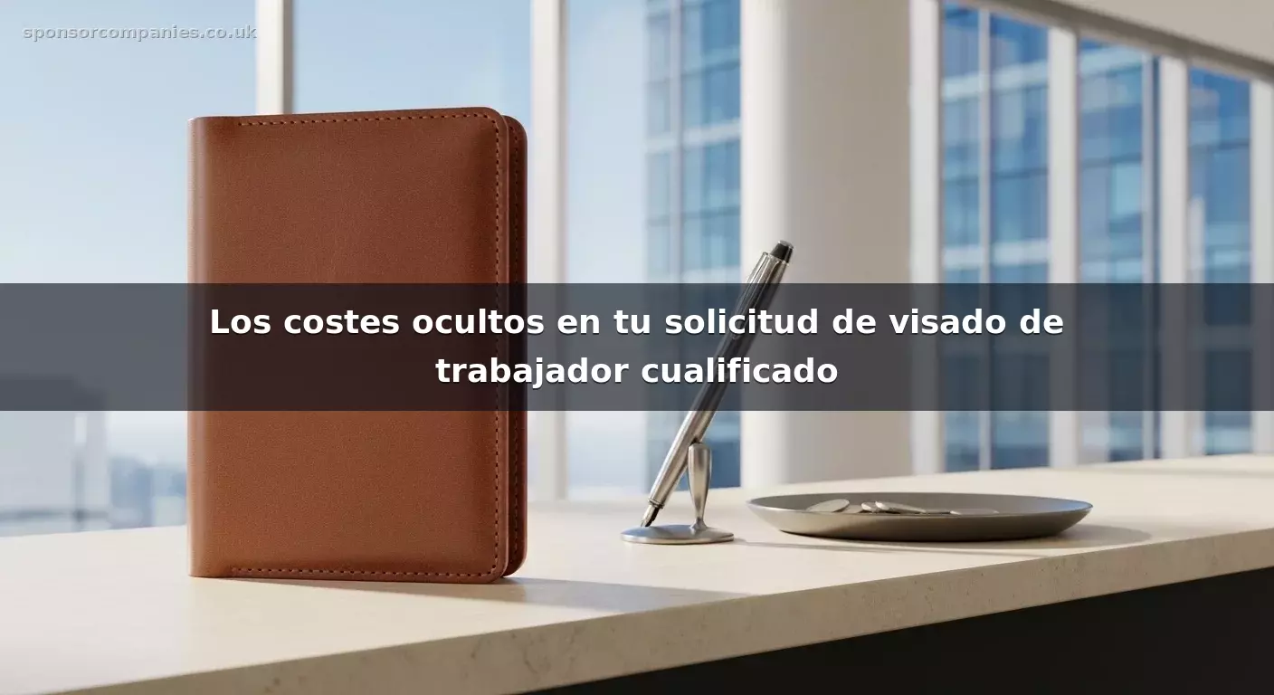 Los costes ocultos en tu solicitud de visado de trabajador cualificado