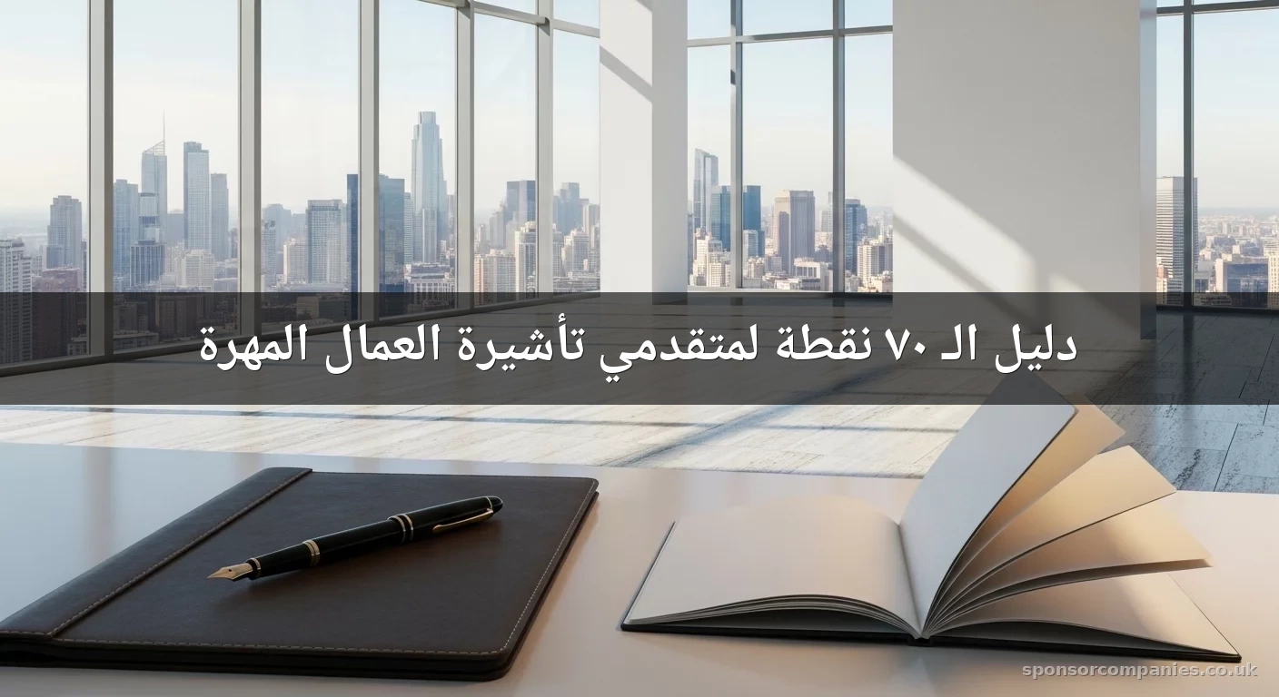 دليل الـ 70 نقطة لمتقدمي تأشيرة العمال المهرة