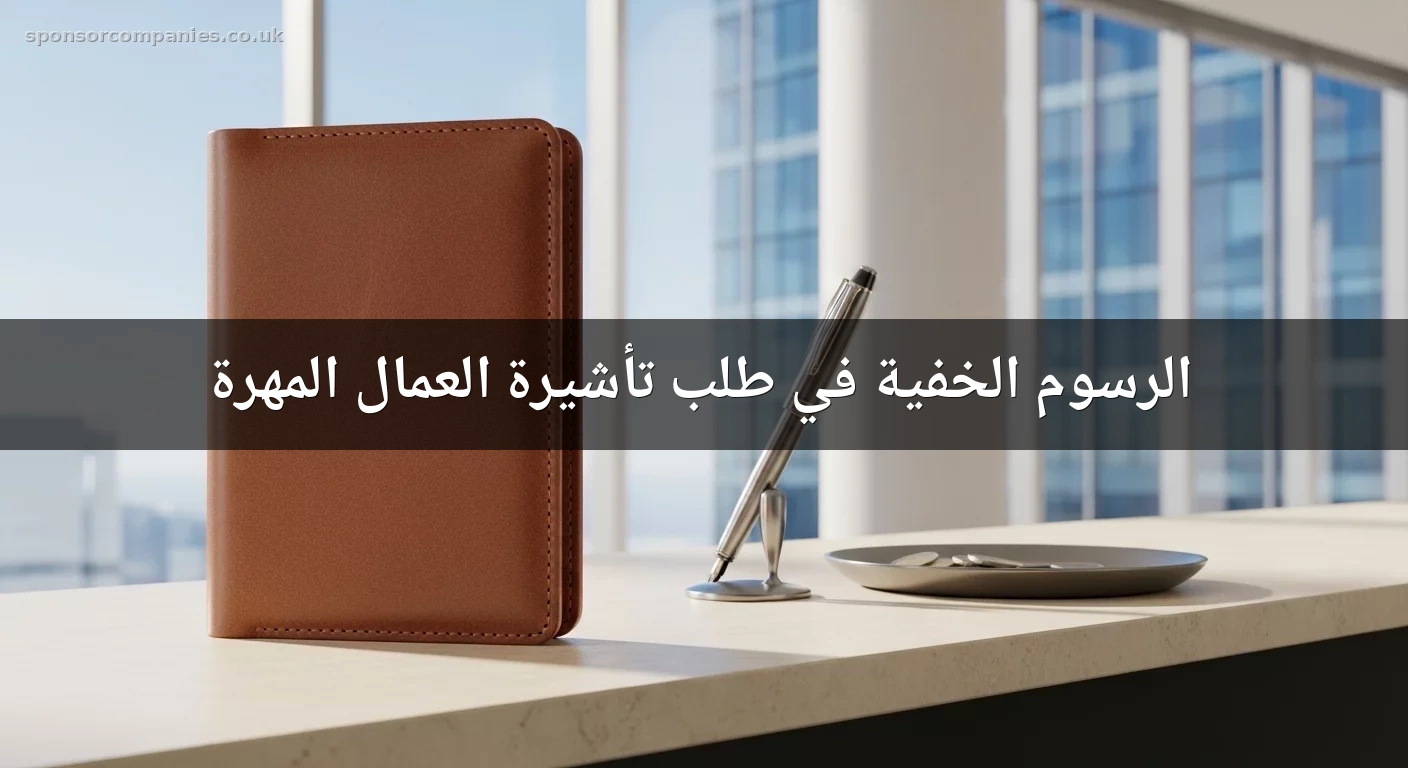الرسوم الخفية في طلب تأشيرة العمال المهرة