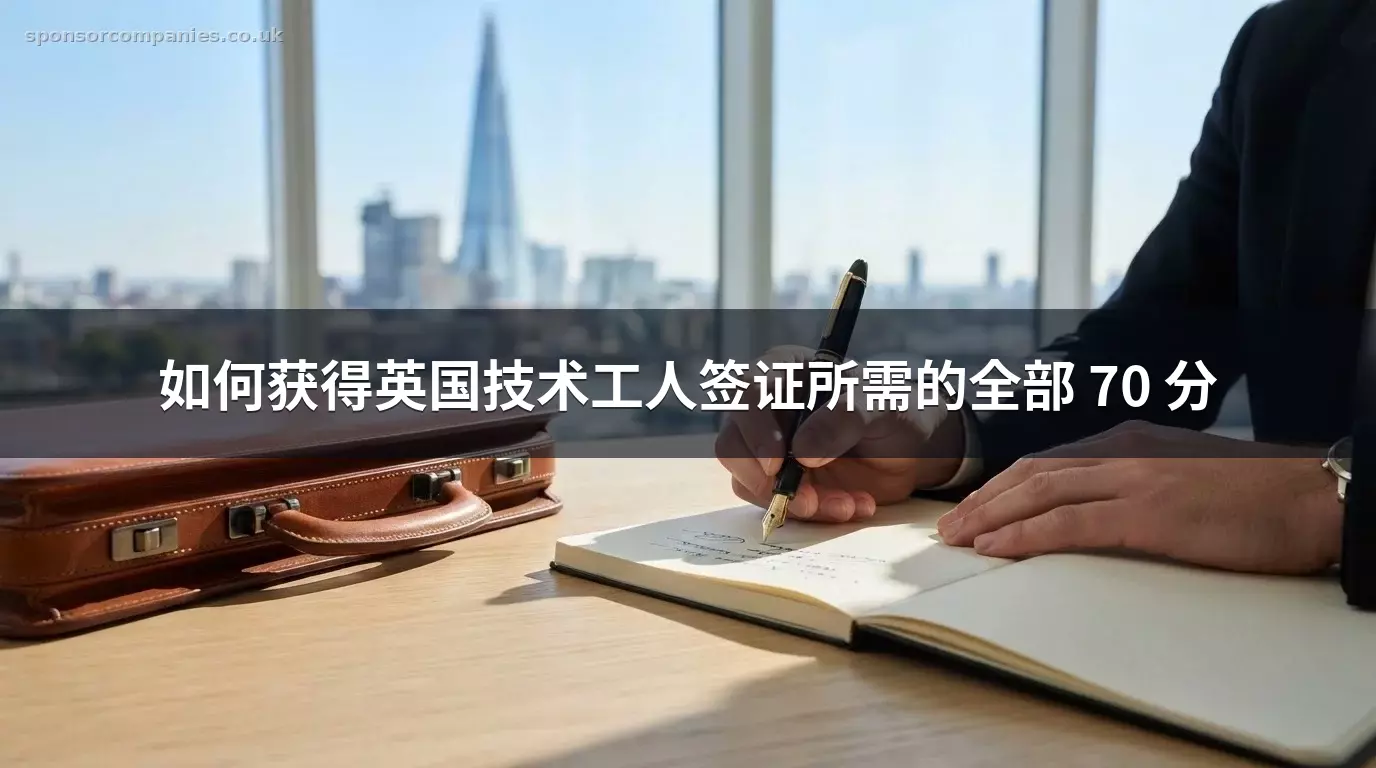 如何获得英国技术工人签证所需的全部 70 分