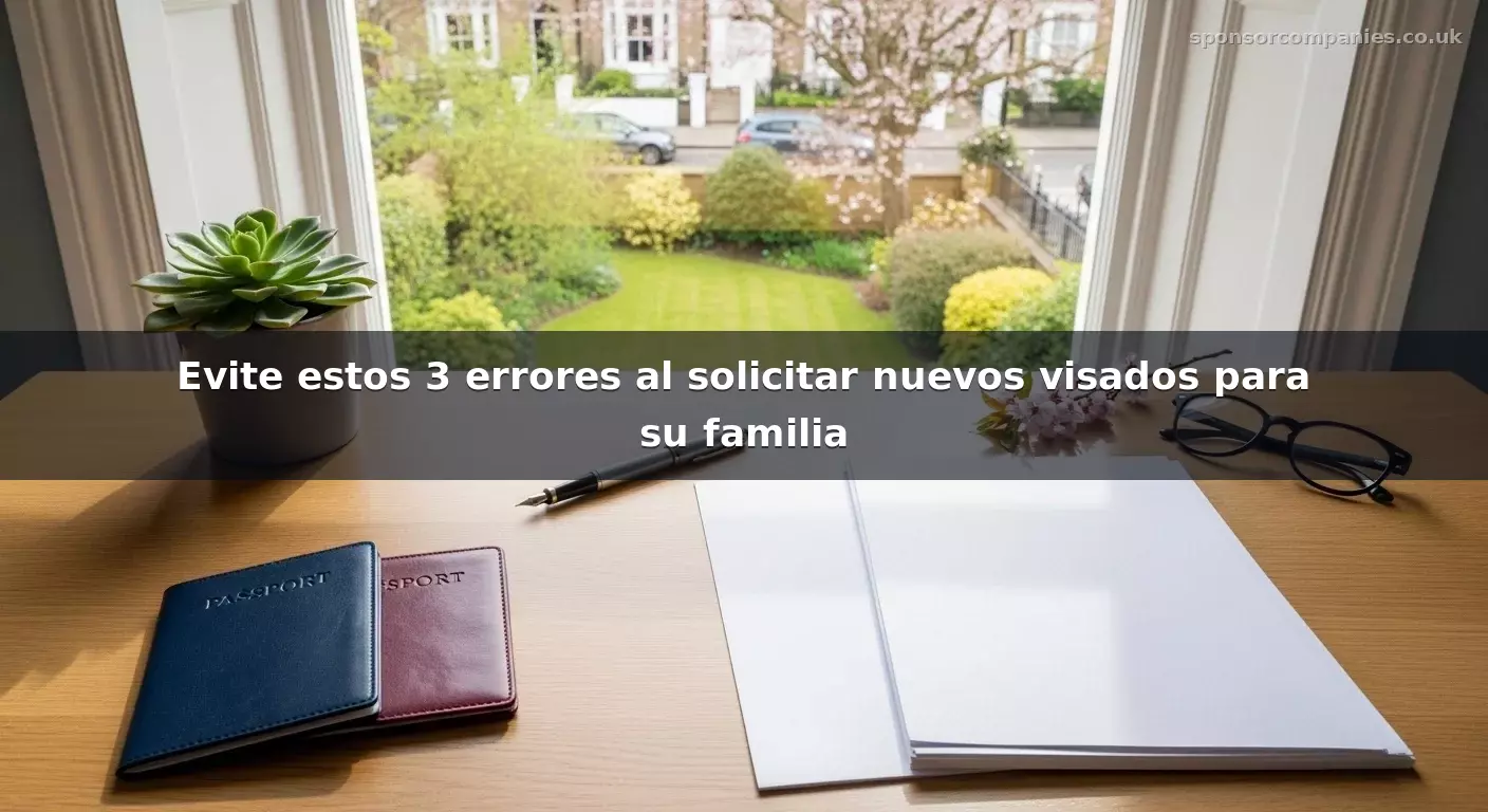Evite estos 3 errores al solicitar nuevos visados para su familia