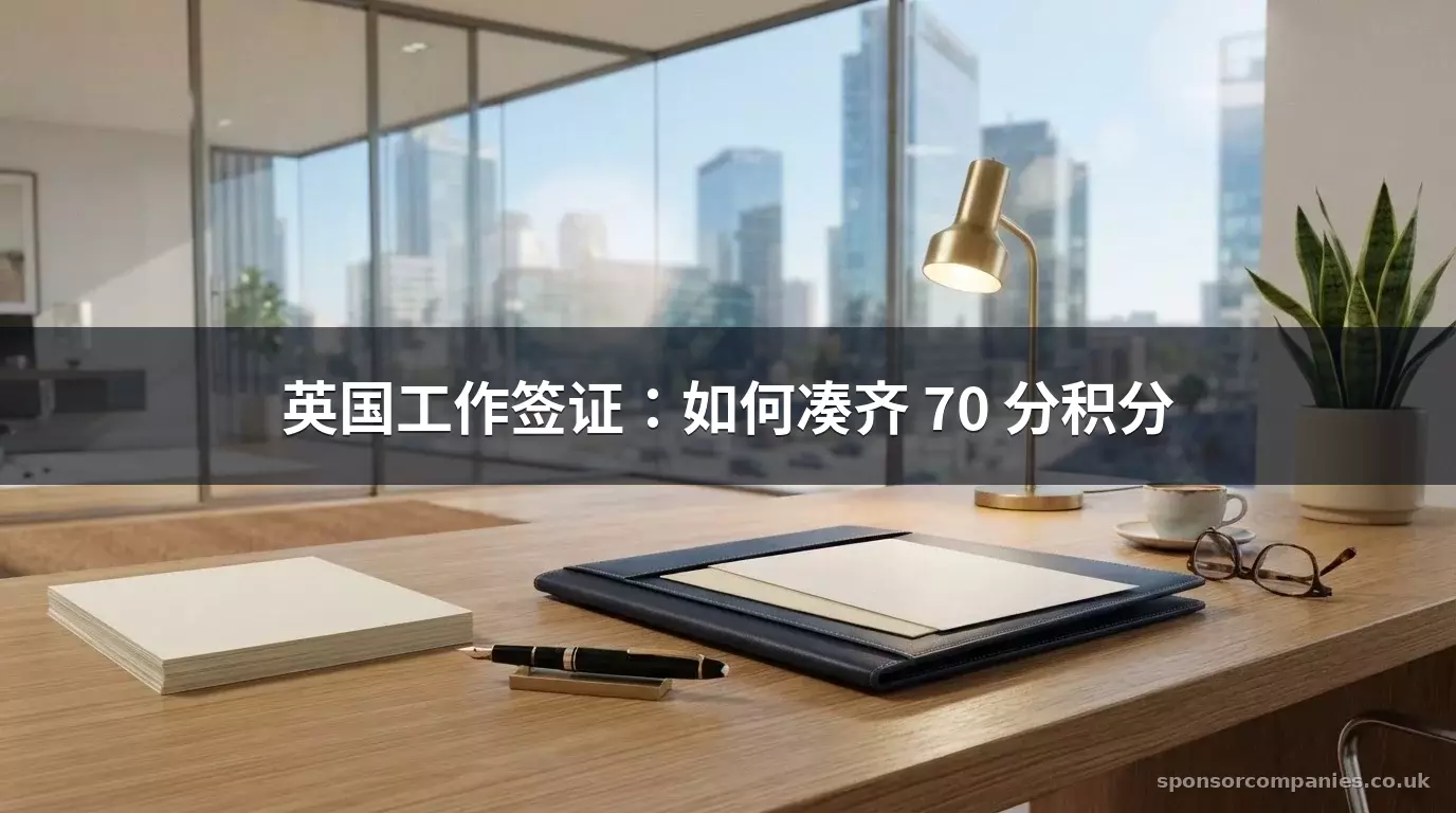 英国工作签证：如何凑齐 70 分积分