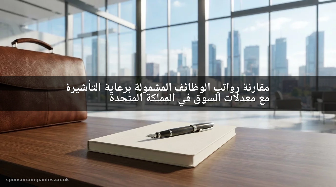 مقارنة رواتب الوظائف المشمولة برعاية التأشيرة مع معدلات السوق في المملكة المتحدة