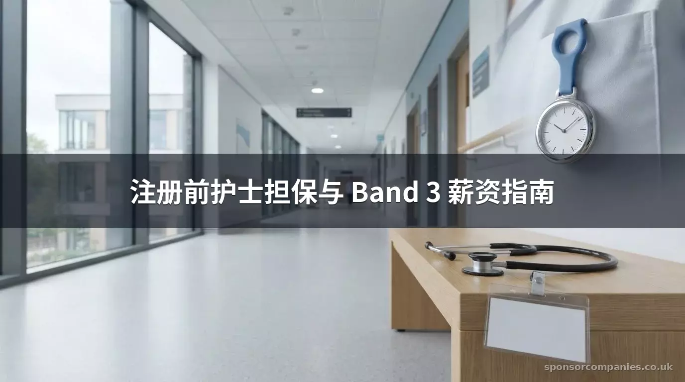 注册前护士担保与 Band 3 薪资指南