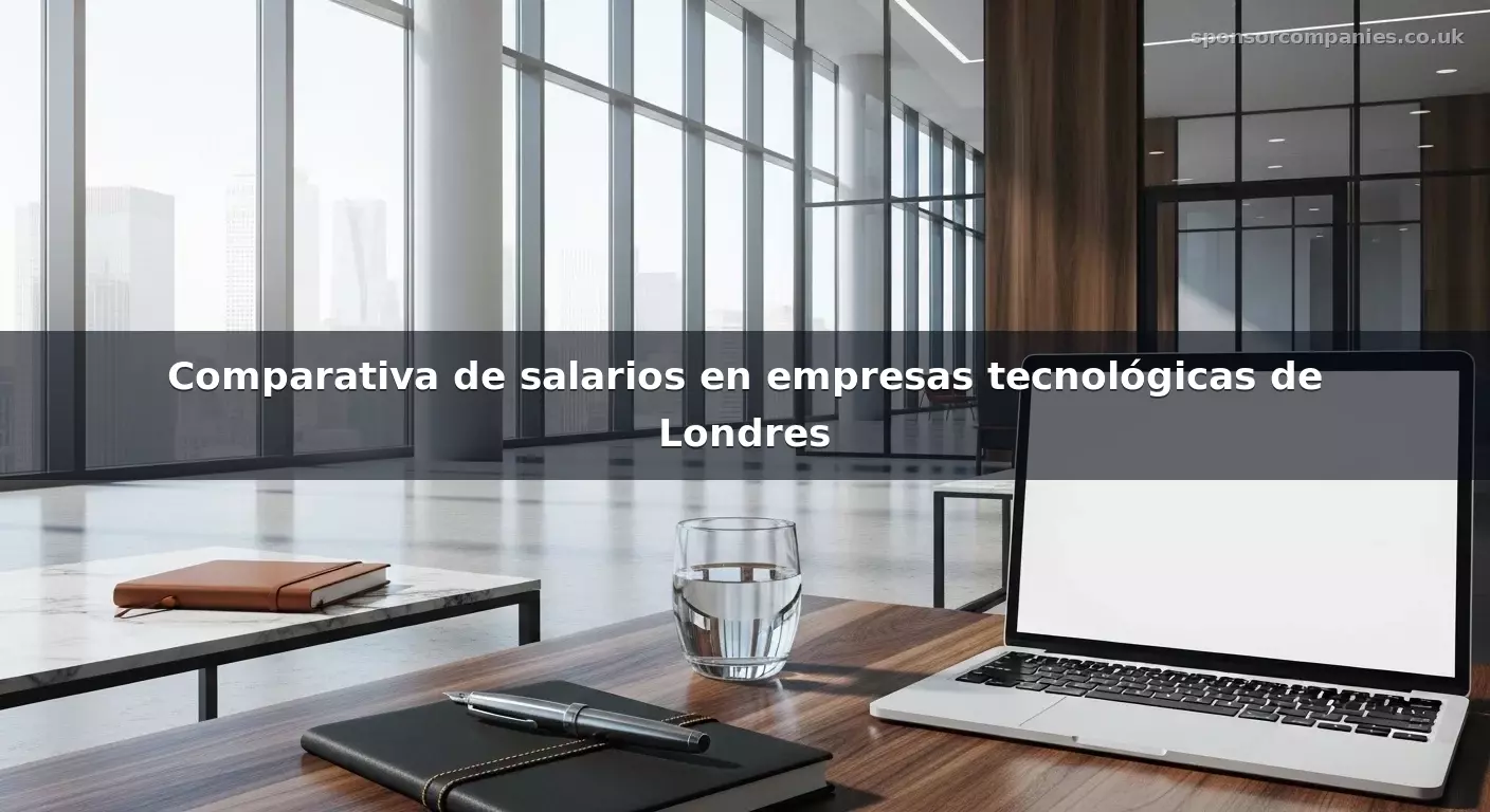 Comparativa de salarios en empresas tecnológicas de Londres