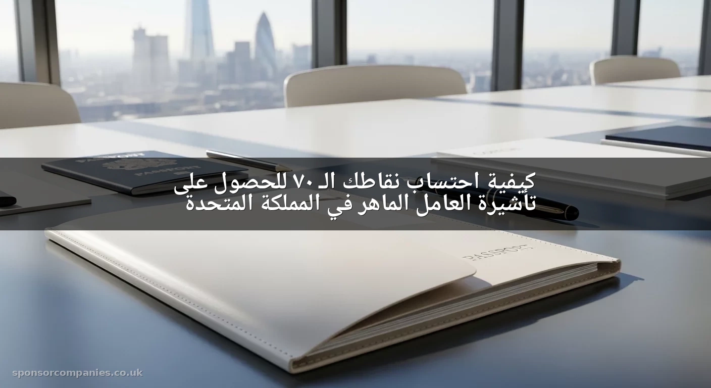 كيفية احتساب نقاطك الـ 70 للحصول على تأشيرة العامل الماهر في المملكة المتحدة