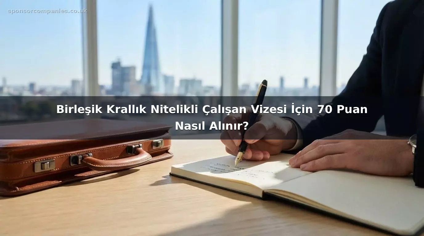 Birleşik Krallık Nitelikli Çalışan Vizesi İçin 70 Puan Nasıl Alınır?