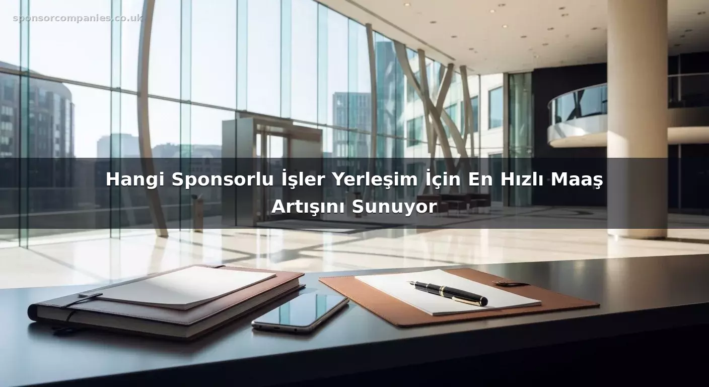 Hangi Sponsorlu İşler Yerleşim İçin En Hızlı Maaş Artışını Sunuyor
