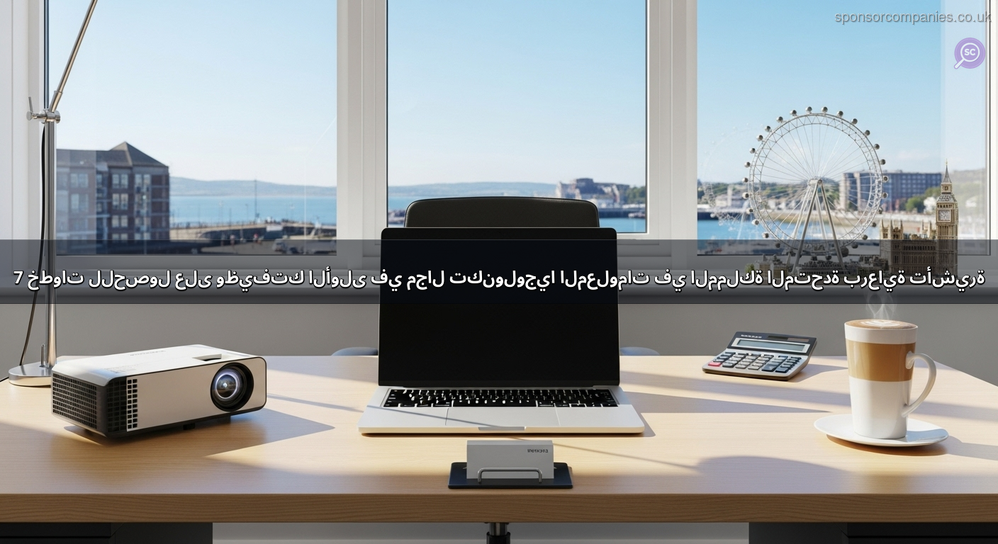 7 خطوات للحصول على وظيفتك الأولى في مجال تكنولوجيا المعلومات في المملكة المتحدة برعاية تأشيرة