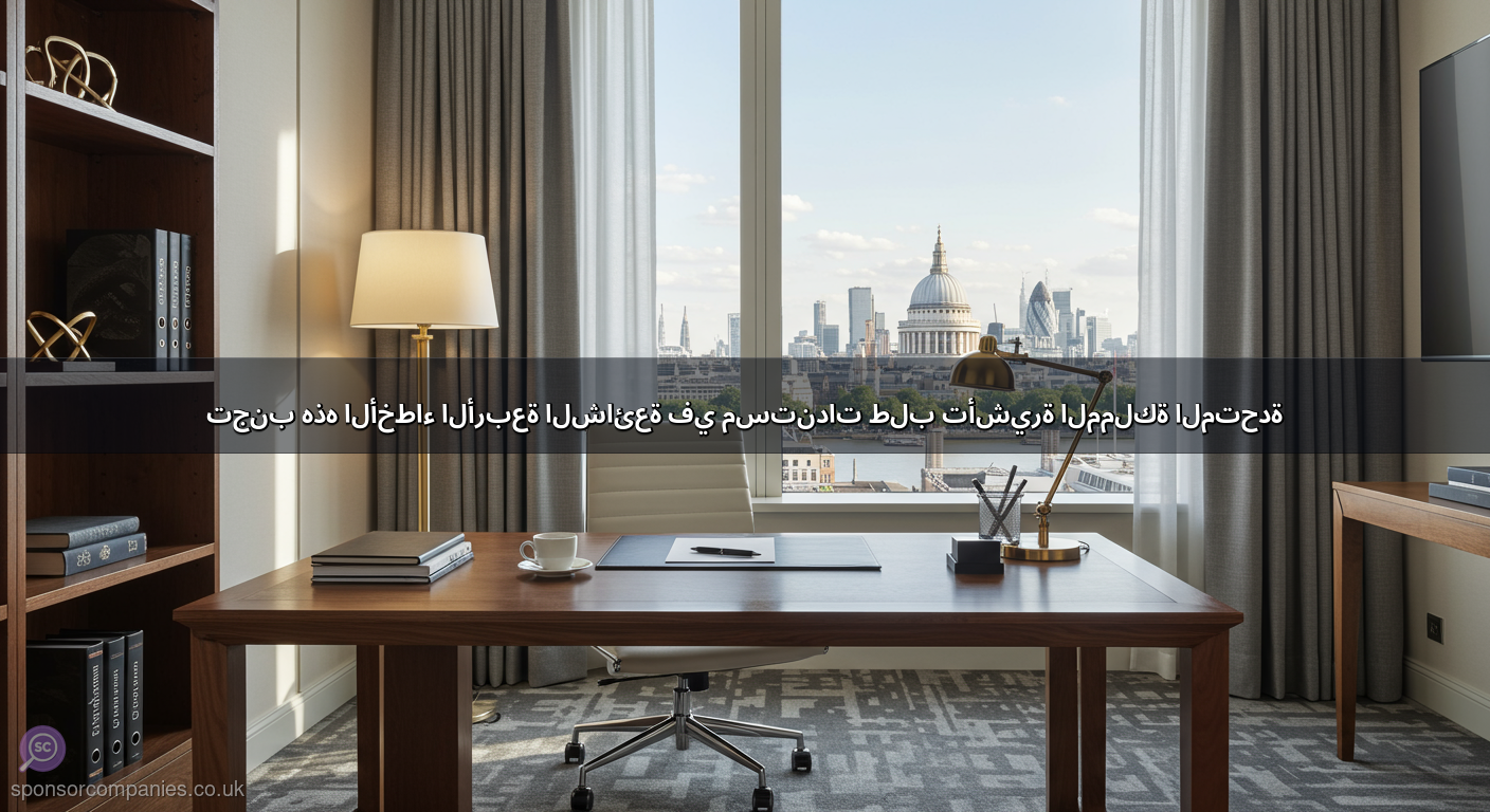 تجنب هذه الأخطاء الأربعة الشائعة في مستندات طلب تأشيرة المملكة المتحدة