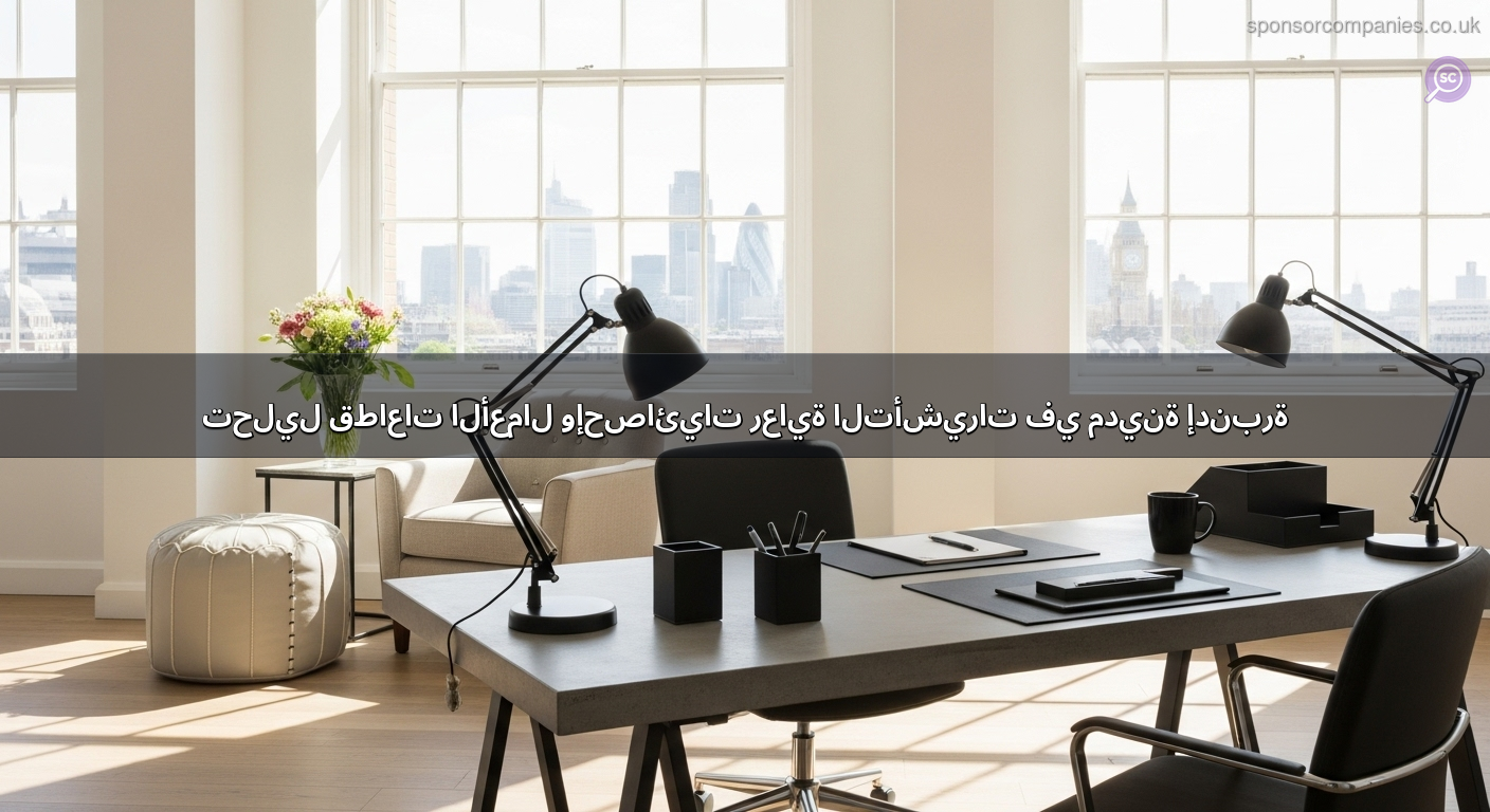 تحليل قطاعات الأعمال وإحصائيات رعاية التأشيرات في مدينة إدنبرة