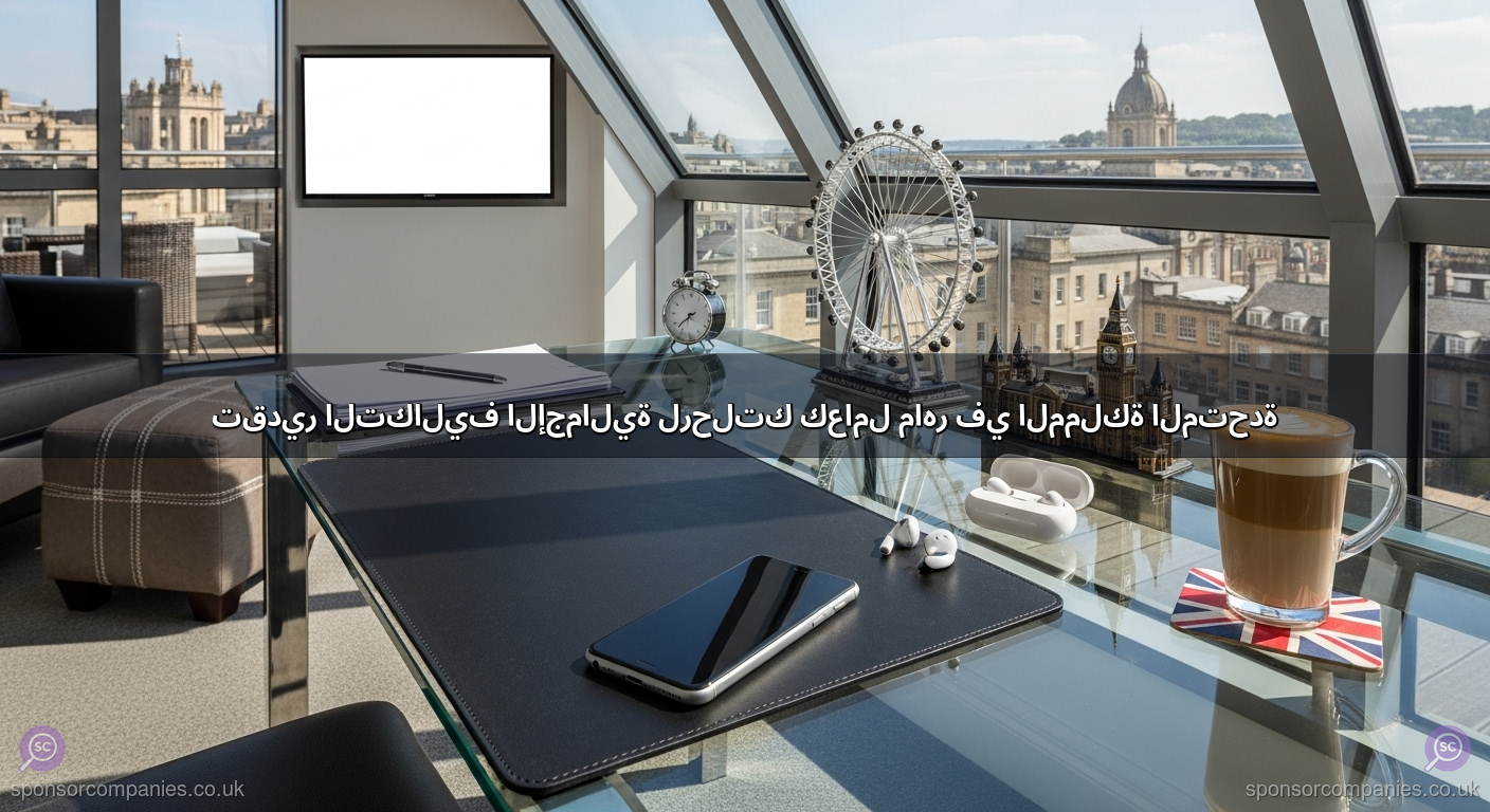 تقدير التكاليف الإجمالية لرحلتك كعامل ماهر في المملكة المتحدة