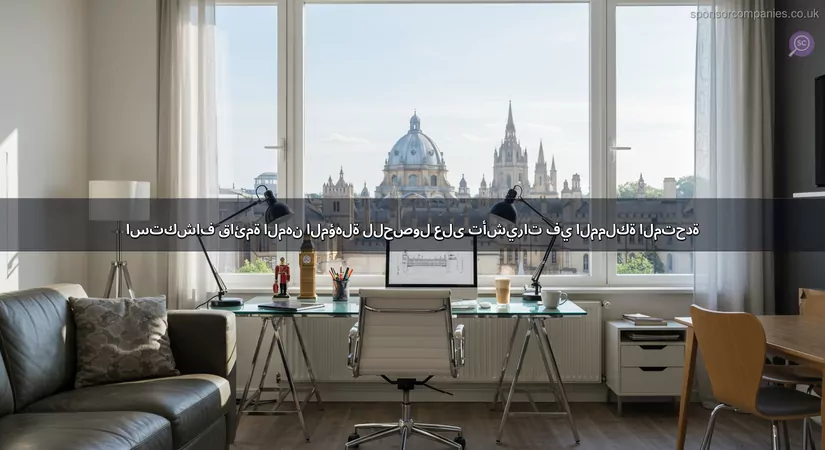 استكشاف قائمة المهن المؤهلة للحصول على تأشيرات في المملكة المتحدة