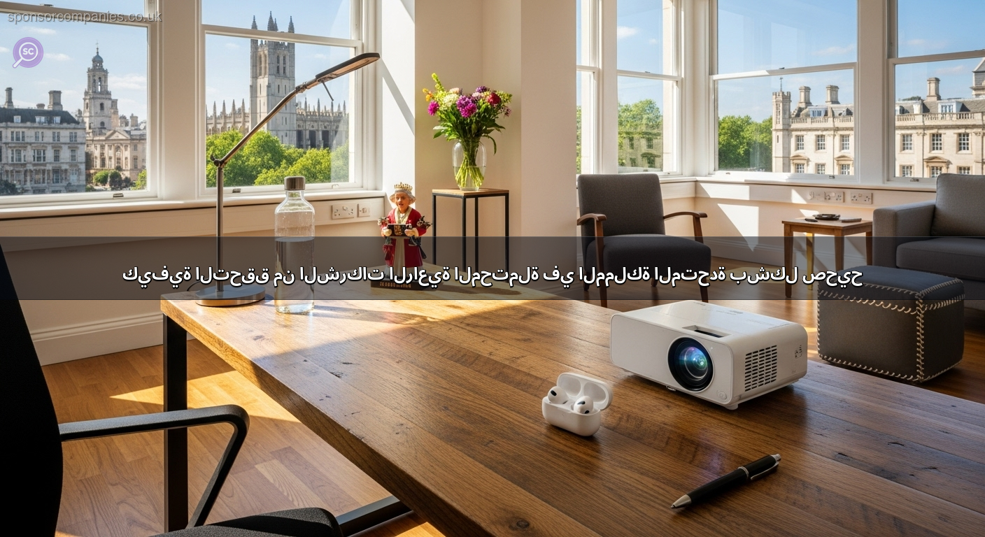 كيفية التحقق من الشركات الراعية المحتملة في المملكة المتحدة بشكل صحيح