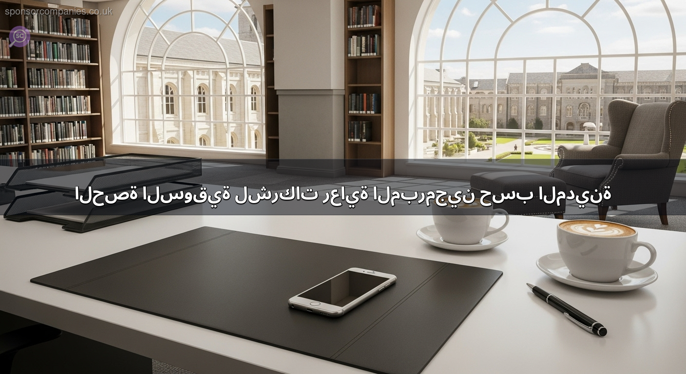 الحصة السوقية لشركات رعاية المبرمجين حسب المدينة