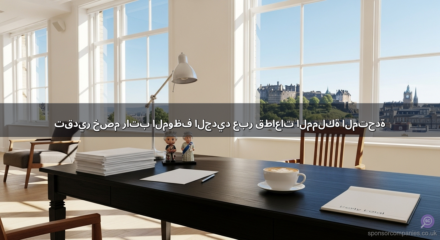 تقدير خصم راتب الموظف الجديد عبر قطاعات المملكة المتحدة