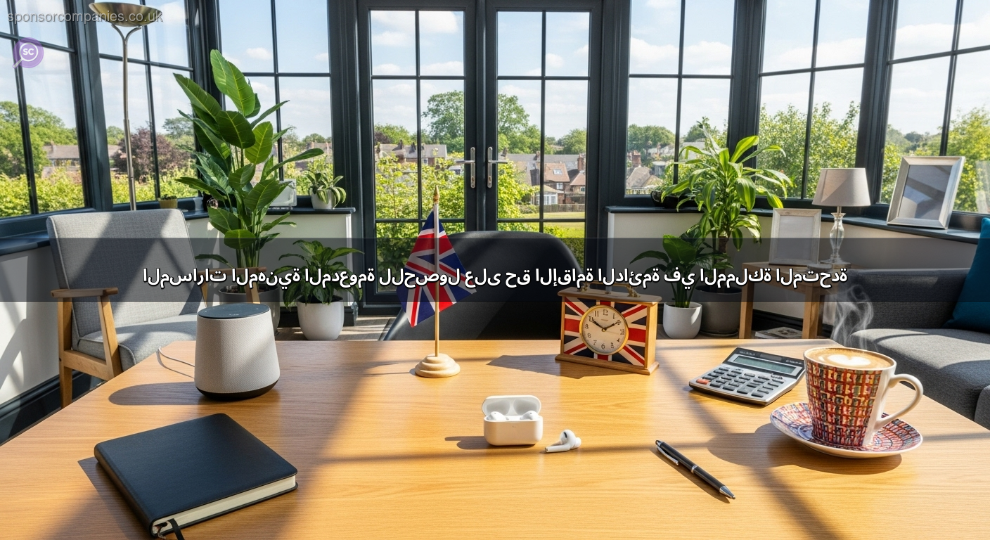 المسارات المهنية المدعومة للحصول على حق الإقامة الدائمة في المملكة المتحدة