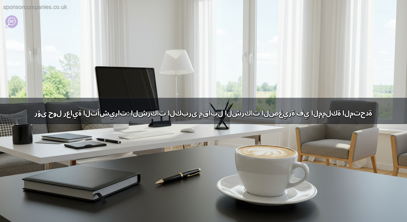 رؤى حول رعاية التأشيرات: الشركات الكبرى مقابل الشركات الصغيرة في المملكة المتحدة