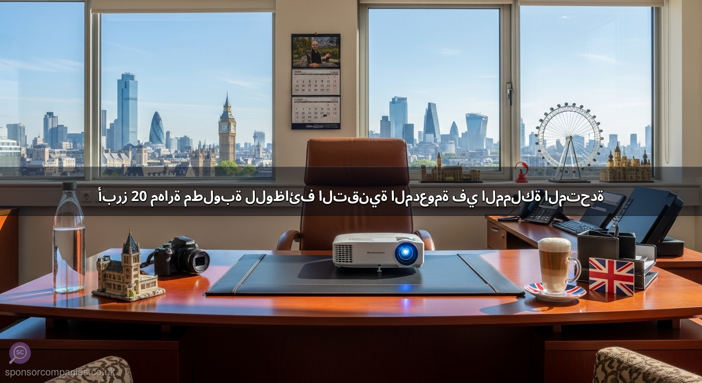 أبرز 20 مهارة مطلوبة للوظائف التقنية المدعومة في المملكة المتحدة