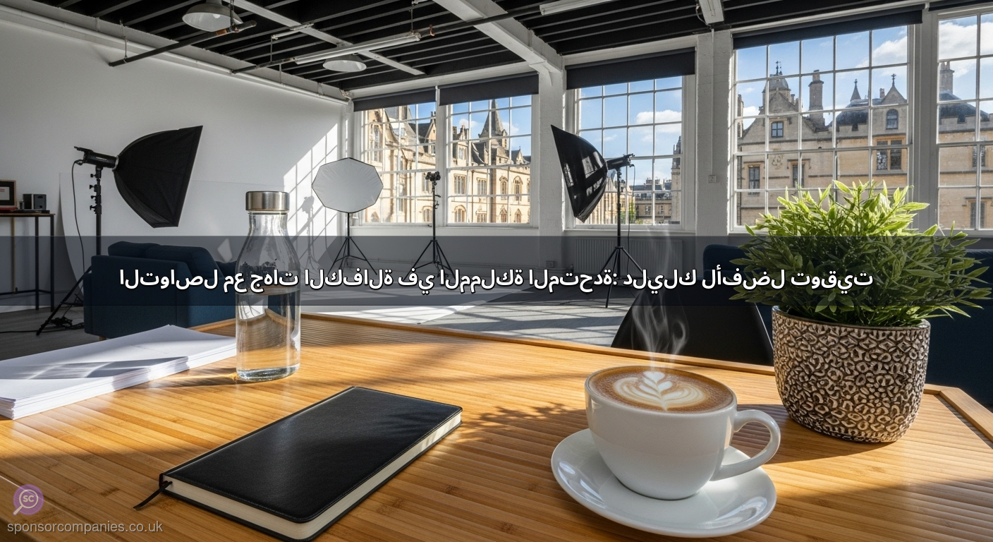 التواصل مع جهات الكفالة في المملكة المتحدة: دليلك لأفضل توقيت