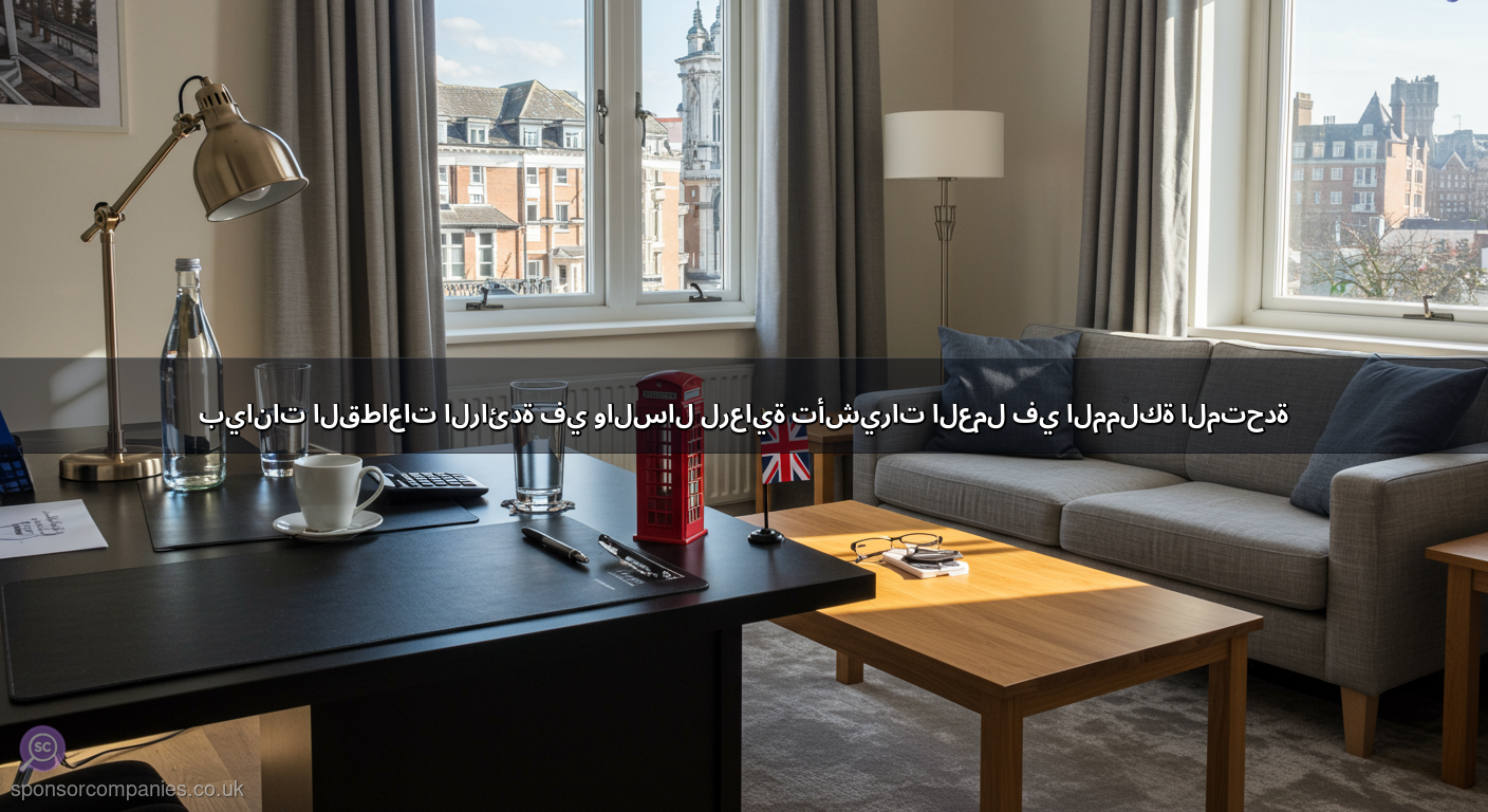 بيانات القطاعات الرائدة في والسال لرعاية تأشيرات العمل في المملكة المتحدة