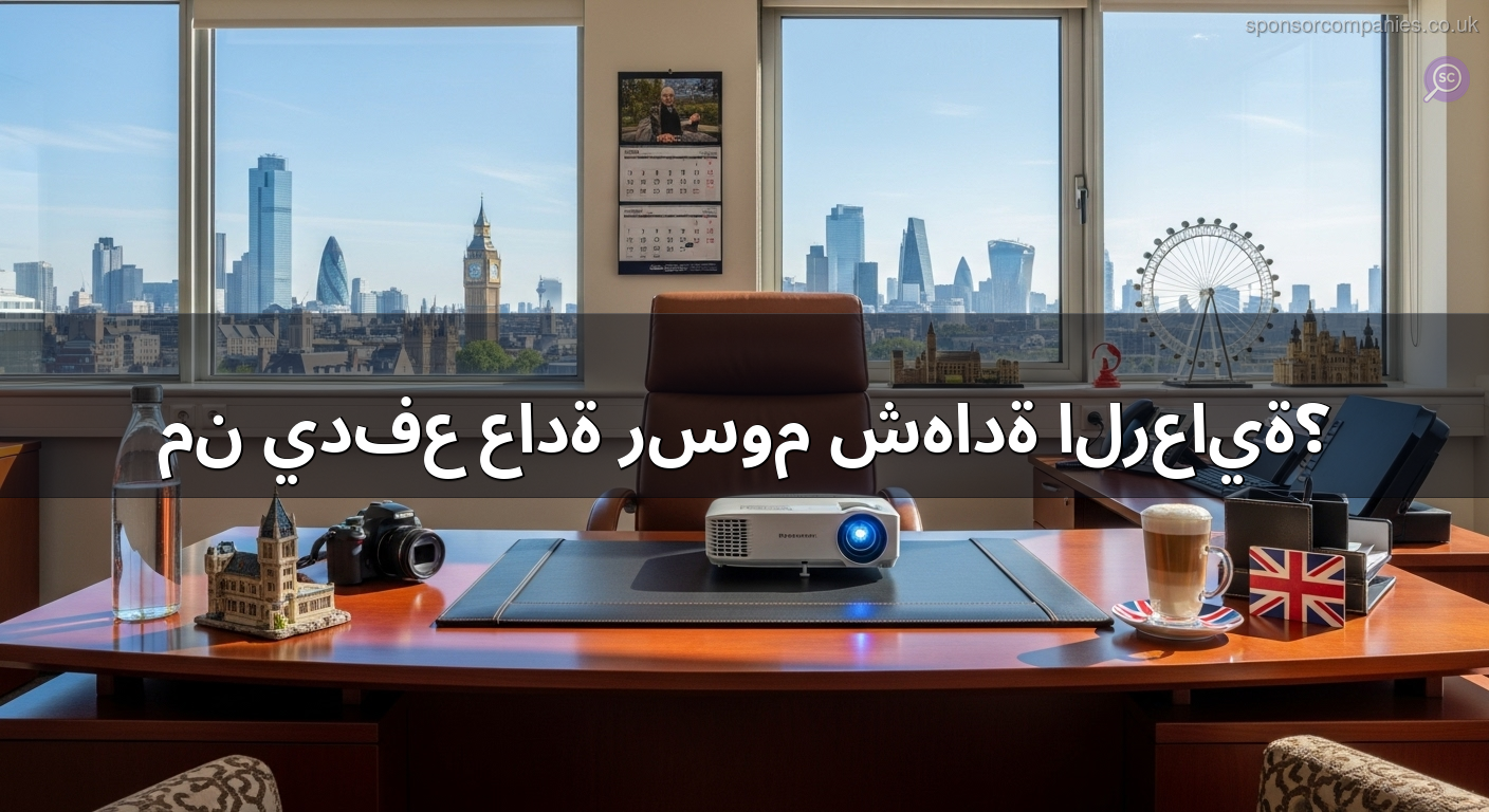 من يدفع عادة رسوم شهادة الرعاية؟