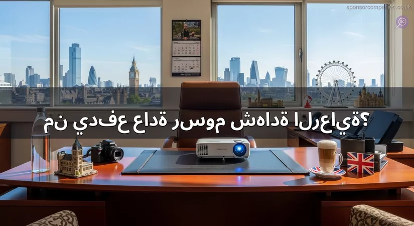 من يدفع عادة رسوم شهادة الرعاية؟