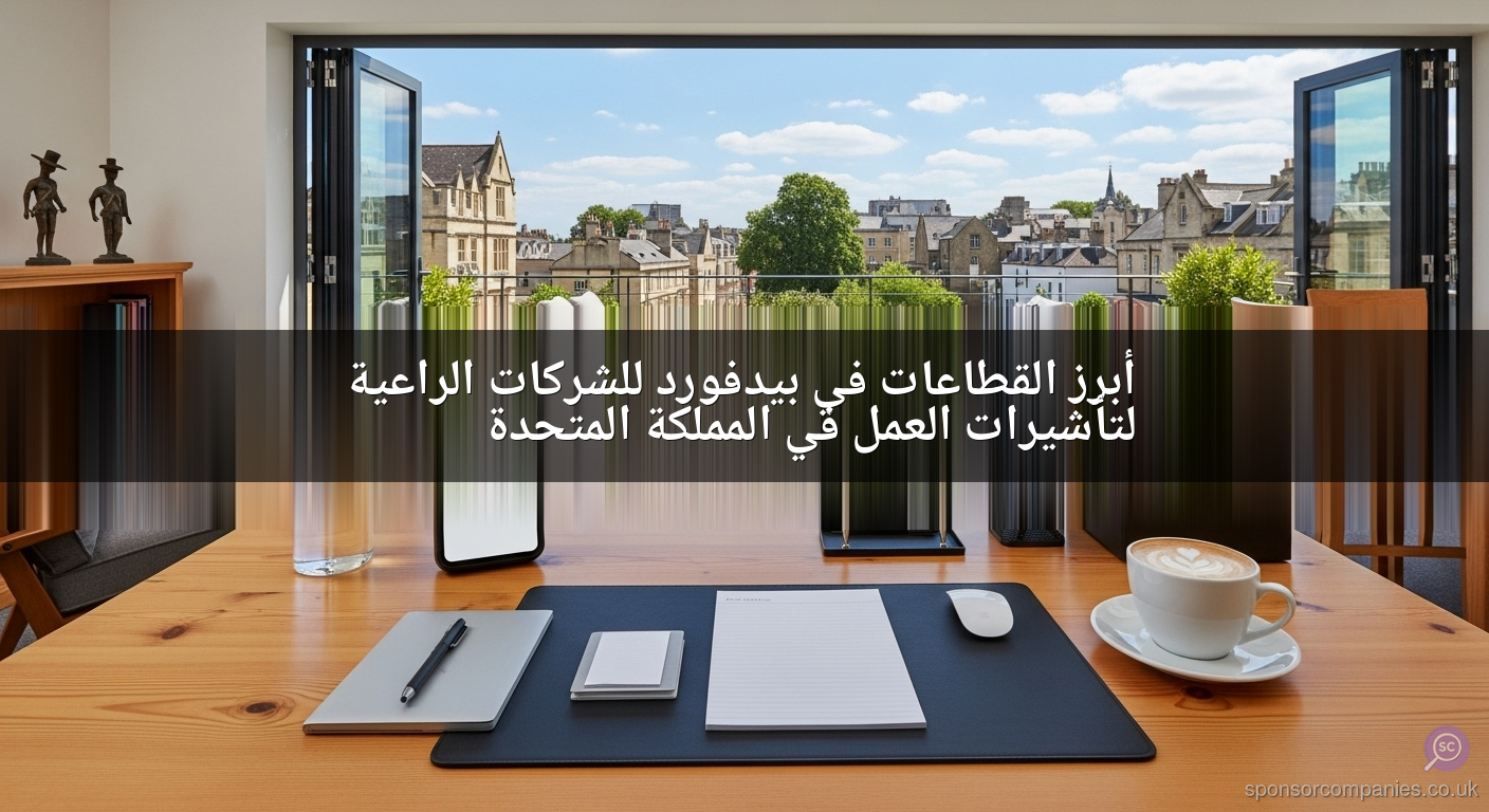 أبرز القطاعات في بيدفورد للشركات الراعية لتأشيرات العمل في المملكة المتحدة