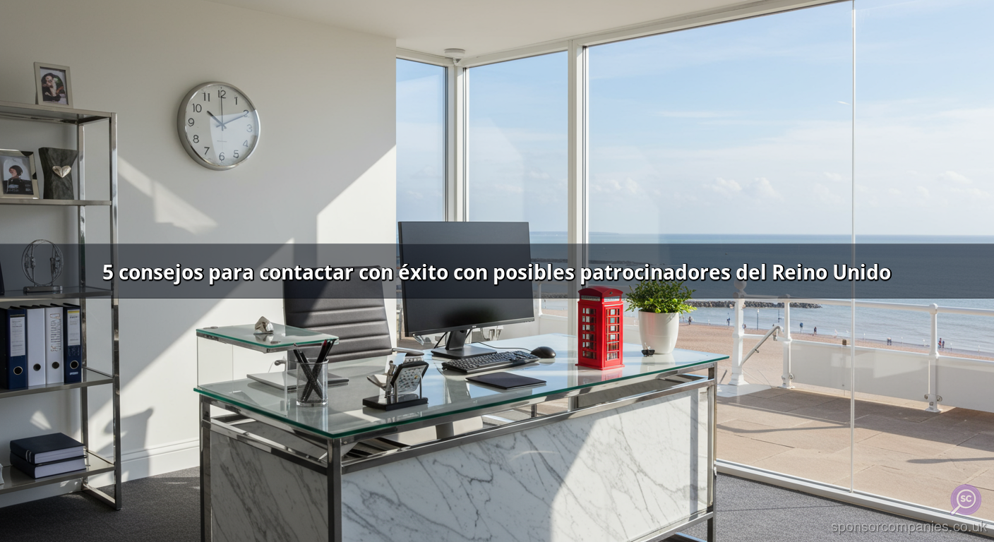 5 consejos para contactar con éxito con posibles patrocinadores del Reino Unido