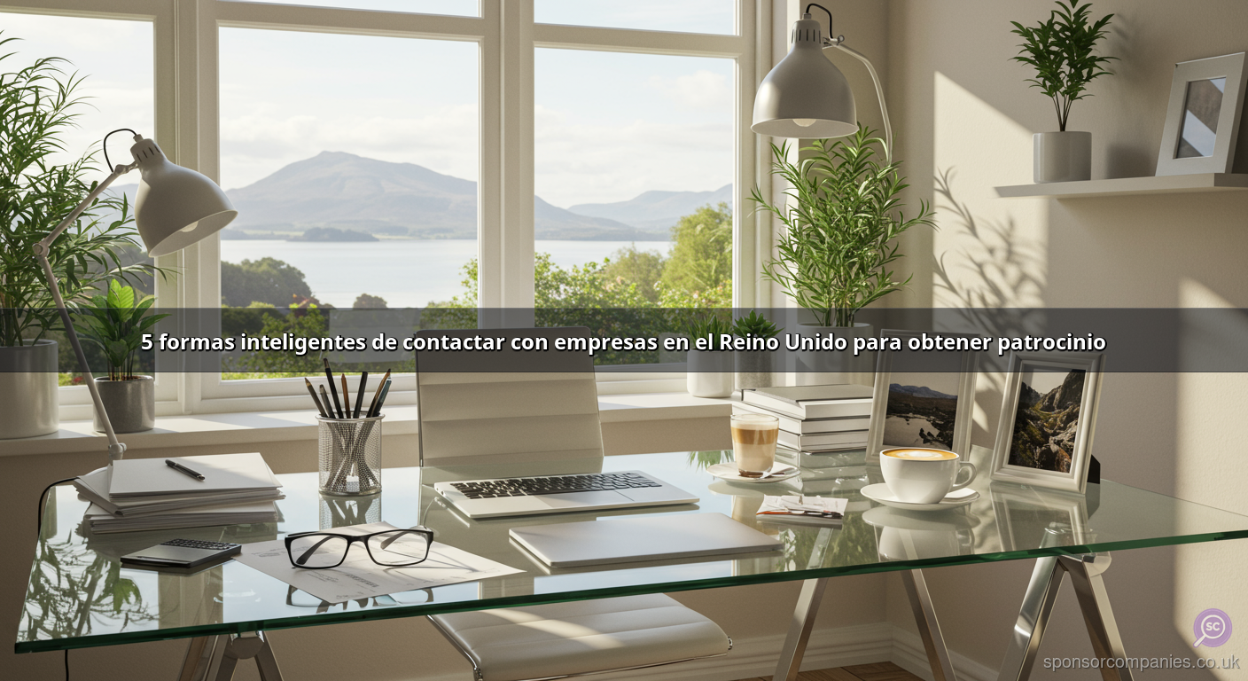 5 formas inteligentes de contactar con empresas en el Reino Unido para obtener patrocinio