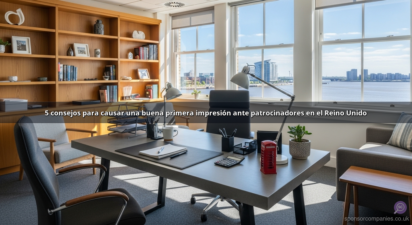 5 consejos para causar una buena primera impresión ante patrocinadores en el Reino Unido