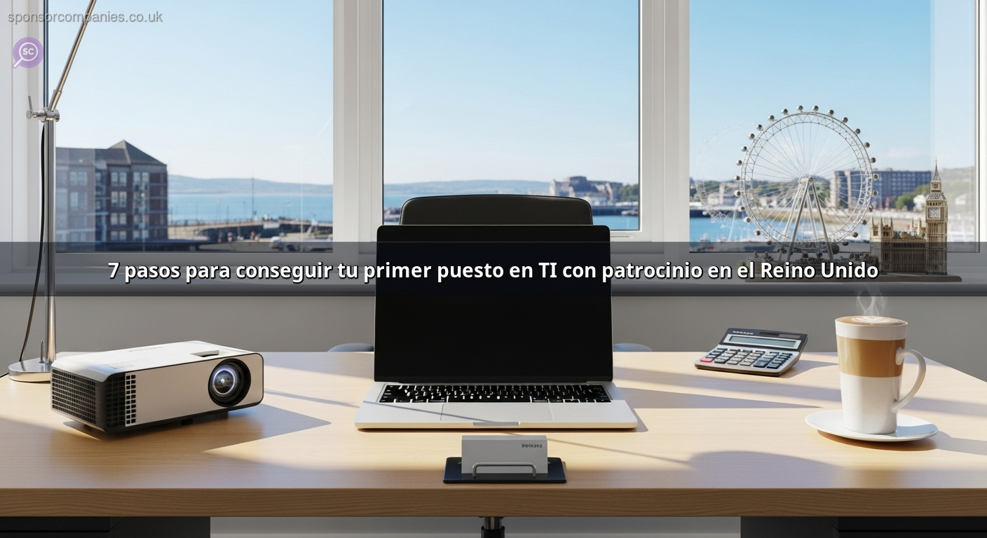 7 pasos para conseguir tu primer puesto en TI con patrocinio en el Reino Unido