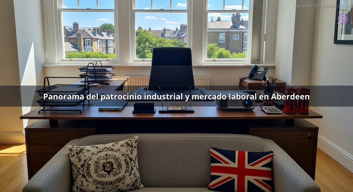 Panorama del patrocinio industrial y mercado laboral en Aberdeen