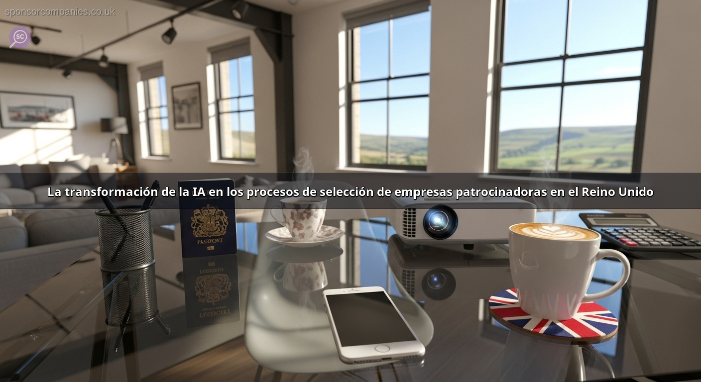 La transformación de la IA en los procesos de selección de empresas patrocinadoras en el Reino Unido