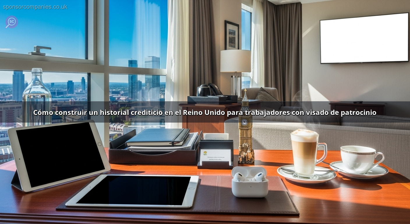 Cómo construir un historial crediticio en el Reino Unido para trabajadores con visado de patrocinio