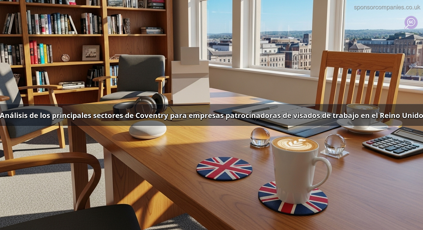 Análisis de los principales sectores de Coventry para empresas patrocinadoras de visados de trabajo en el Reino Unido