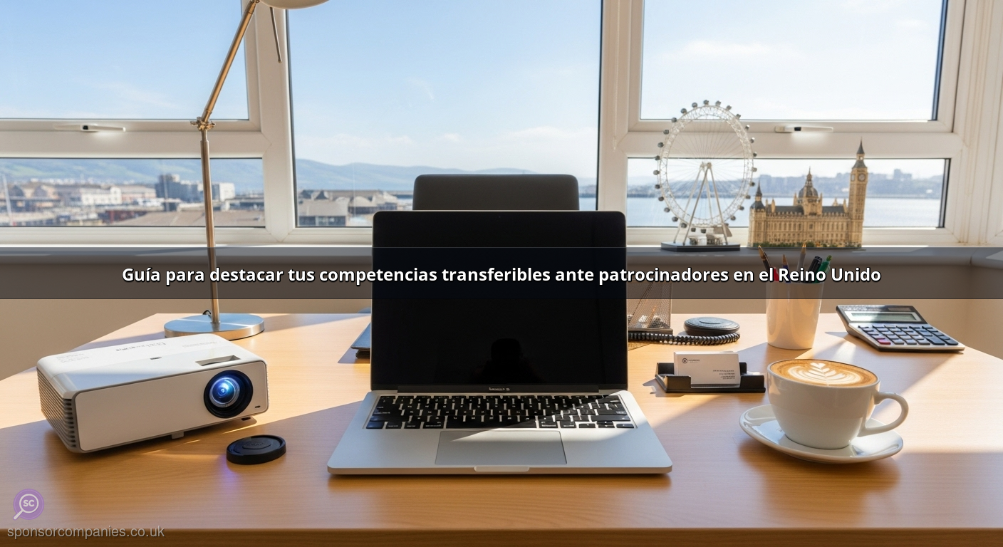 Guía para destacar tus competencias transferibles ante patrocinadores en el Reino Unido