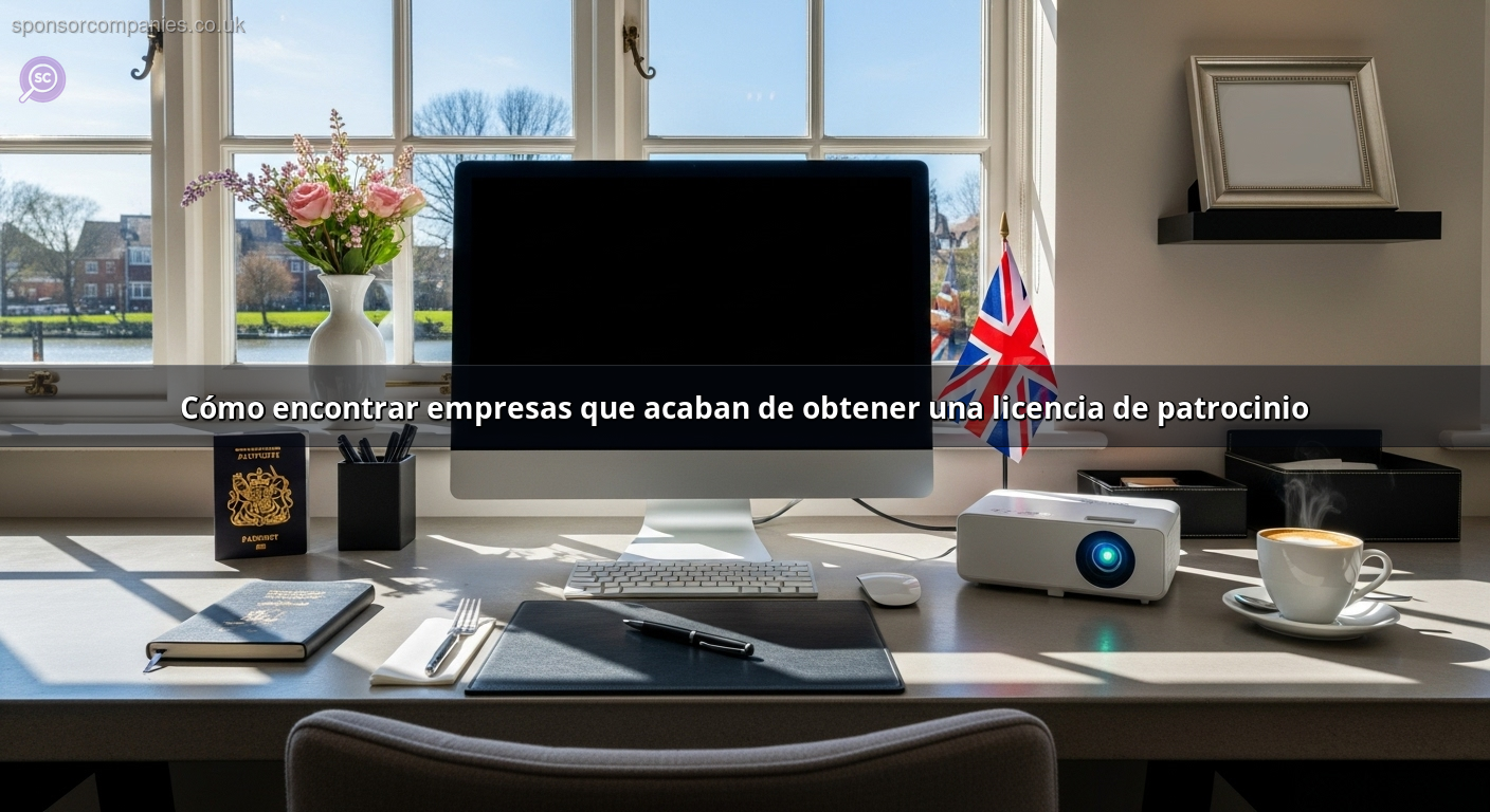 Cómo encontrar empresas que acaban de obtener una licencia de patrocinio