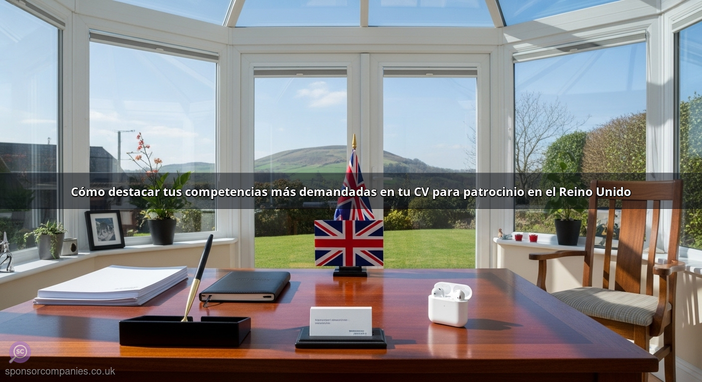 Cómo destacar tus competencias más demandadas en tu CV para patrocinio en el Reino Unido