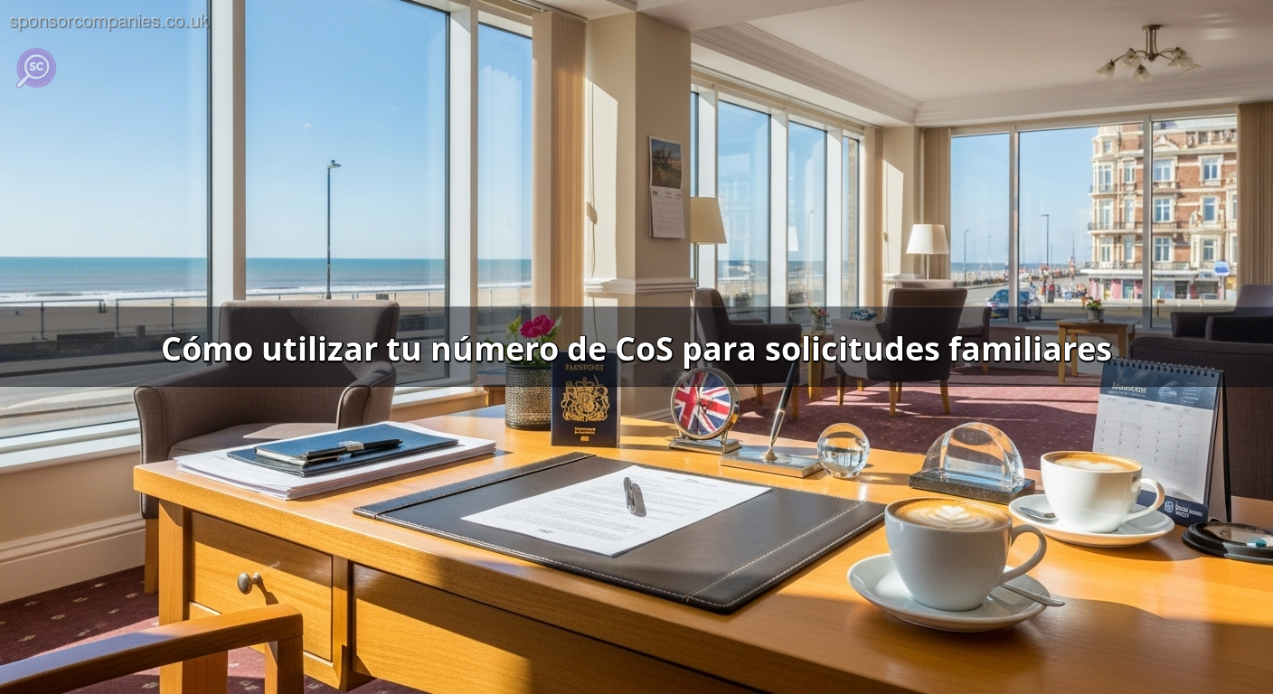 Cómo utilizar tu número de CoS para solicitudes familiares
