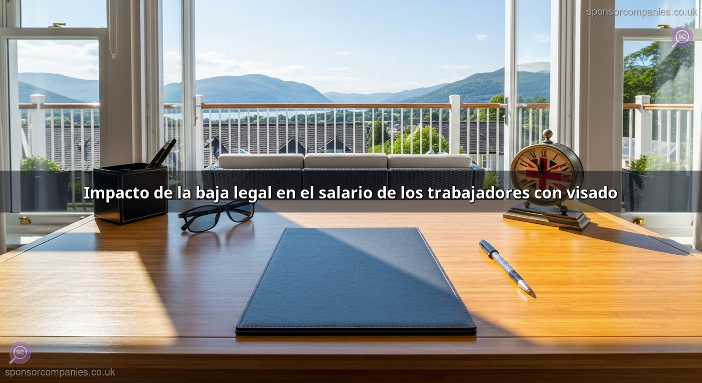 Impacto de la baja legal en el salario de los trabajadores con visado