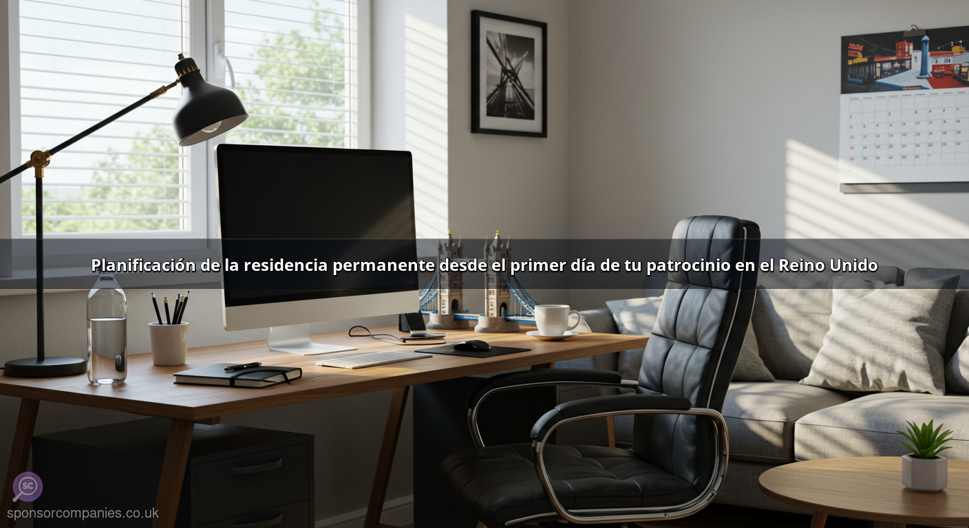 Planificación de la residencia permanente desde el primer día de tu patrocinio en el Reino Unido