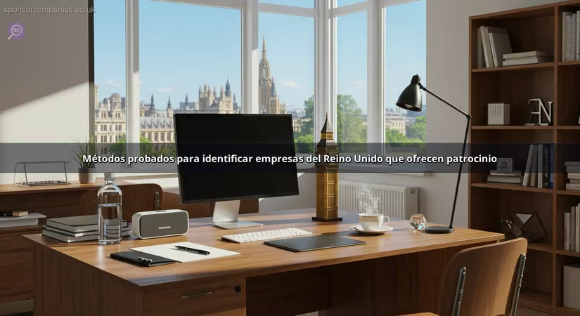 Métodos probados para identificar empresas del Reino Unido que ofrecen patrocinio