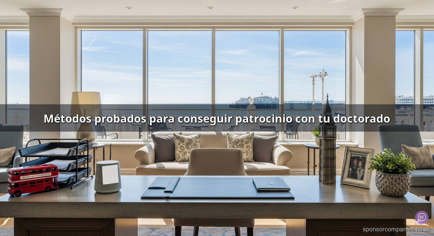 Métodos probados para conseguir patrocinio con tu doctorado