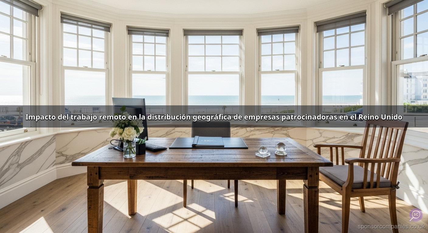 Impacto del trabajo remoto en la distribución geográfica de empresas patrocinadoras en el Reino Unido