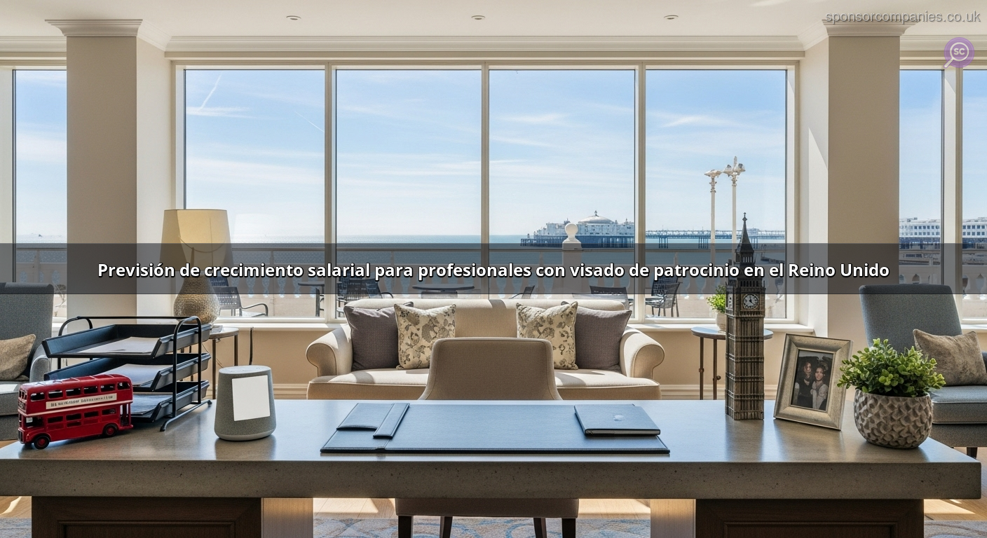 Previsión de crecimiento salarial para profesionales con visado de patrocinio en el Reino Unido