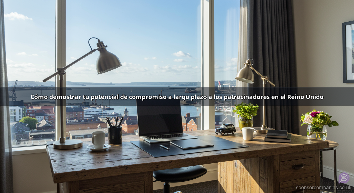 Cómo demostrar tu potencial de compromiso a largo plazo a los patrocinadores en el Reino Unido