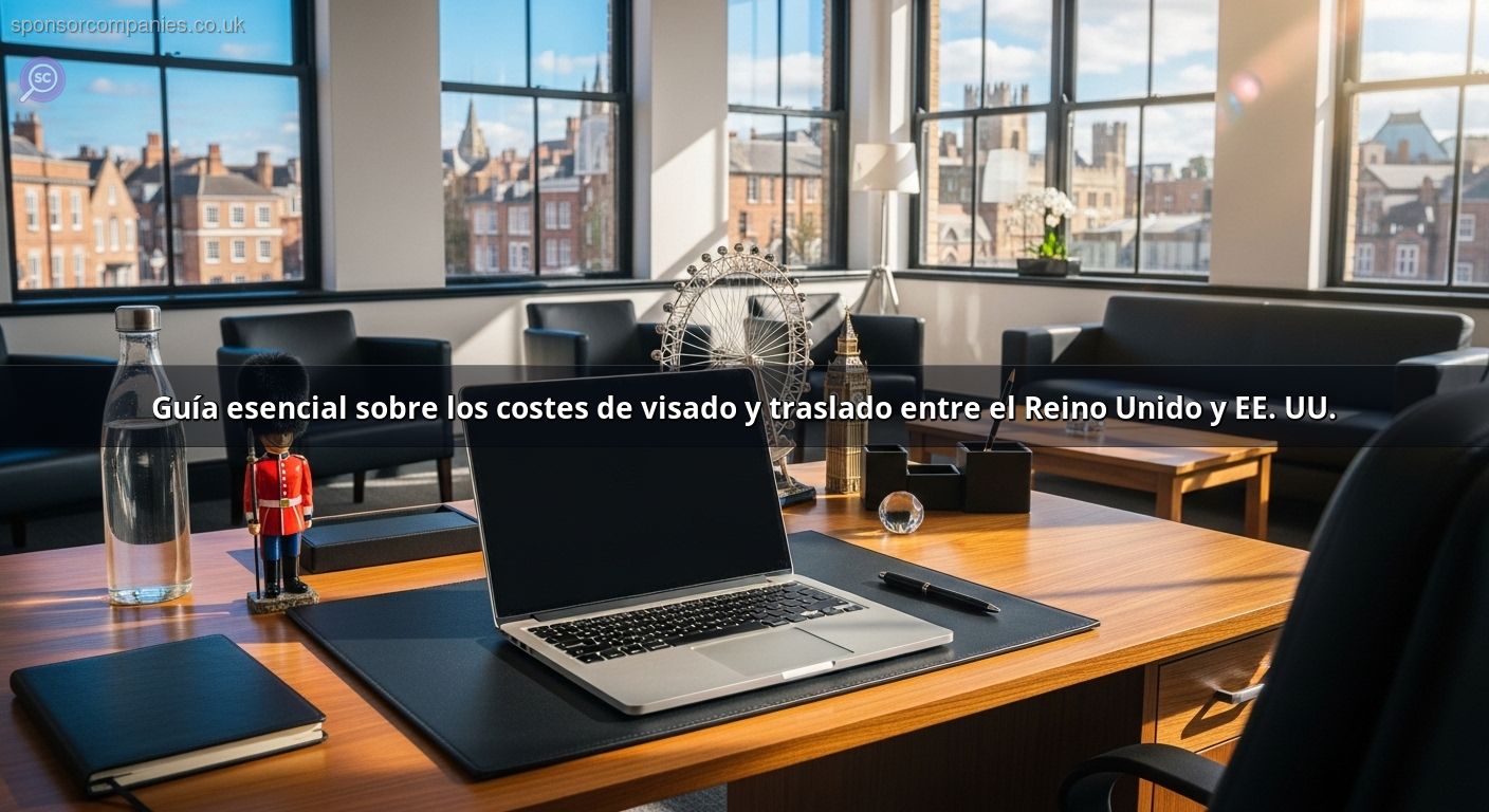 Guía esencial sobre los costes de visado y traslado entre el Reino Unido y EE. UU.